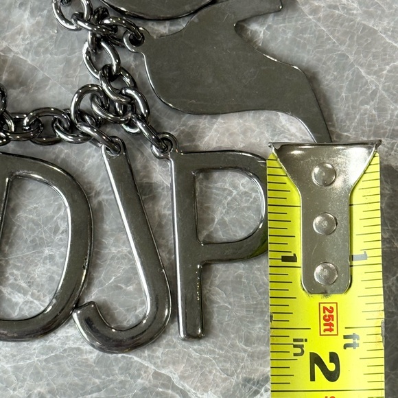 Donald J Pliner bag charm fob hangtag letters - Picture 2 of 8